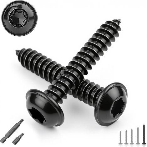 M5x30mm Vis Penture Torx 70 Pièces M5 Vis Acier Inoxydable A2 V2A (1/5)