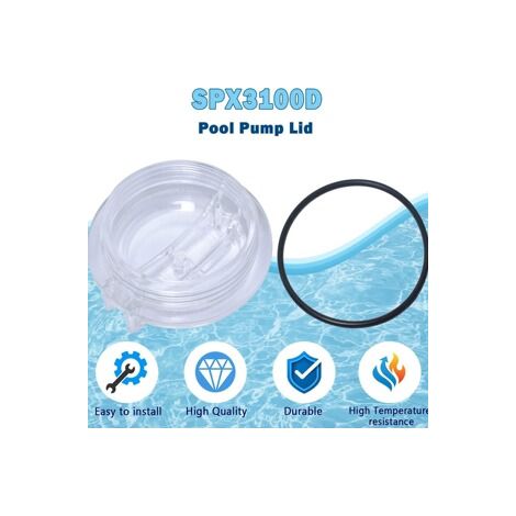 Couvercle fileté Hayward Super II SPX3100D – Remplacement pour pompe de piscine – Capuchon durable (1/5)