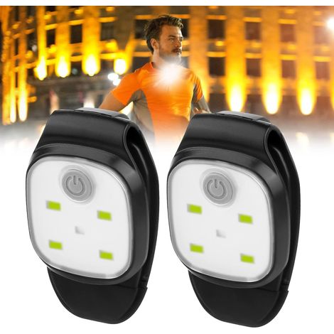 2 PCS Lampe Frontale, Lumière de Sécurité Réfléchissante Lampe Frontale LED Rechargeable (1/5)