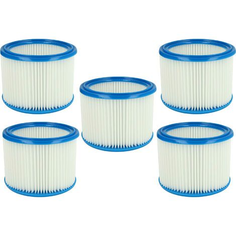 Set 5x Replacement Filters compatible with Stihl SE 60 E, SE 61, SE-62, SE 85 C, SE 90 Wet and Dry Vacuum Cleaner - Cartridge Filter (1/5)