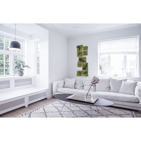 Sticker mural autocollant 46x117cm - Décoration murale jardin vertical pour intérieur et extérieur (1/5)