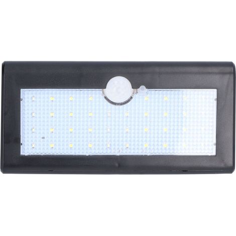 Lampada solare da parete, 38 LED, luci solari da esterno, luce da giardino, luci solari da esterno resistenti e impermeabili per giardino, feste, patio, garage