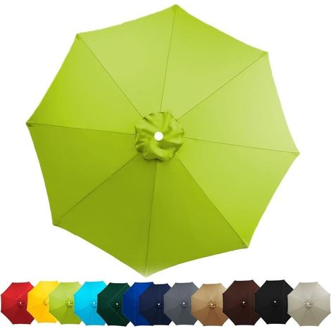 Tenda Sostituzione Balene Tela di Ricambio, Sostituzione della Copertura per Ombrellone Giardino Terrazza Spiaggia(Frutta Verde,2M/6 Braccia) (1/5)