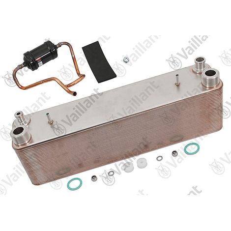 VAILLANT Kondensator (WT), 56 Platten VWF 157/4 Vaillant-Nr. , 0020222899 (1/3)