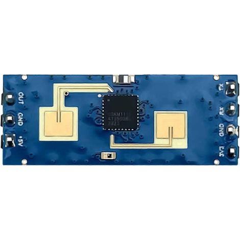Capteur de présence humaine HI-LINK LD2412, capteur radar 24 GHz, capteur de mouvement humain sensible à la fréquence ISM, 9 broches GPIO, sortie UART, 7 broches (1/5)