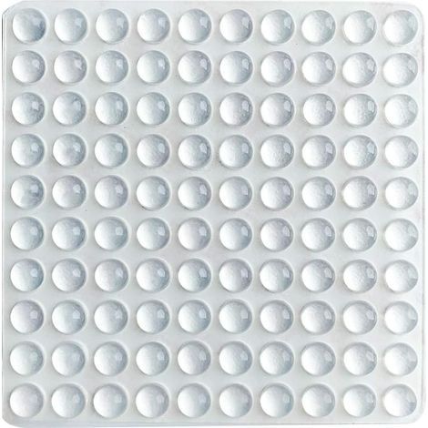 Lot de 100 patins adhésifs pour tiroirs, planches à découper, plateaux en verre, petits meubles et meubles de cuisine, caoutchouc transparent
