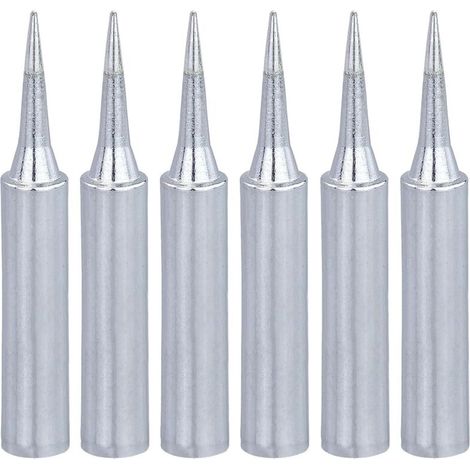 RHG Lot de 6 pointes de fer à souder, pannes à souder, réacteur de panne à souder 900M-T-I, kit de pannes à souder de rechange, pour pistolet à souder, station de soudure, etc
Marque : JRSHIRLEYLTD
4,