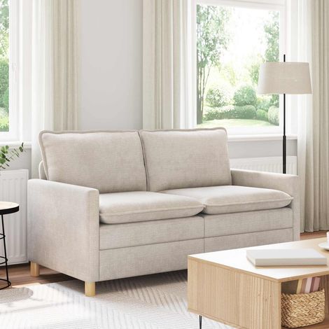 Sofá Crema 156 x 81 x 87,5 cm Poliéster