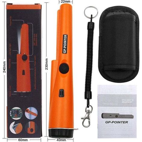 Vente chaude-Détecteur de Métaux Pinpointer, Metal Detector métal Pinpointer Accessoires de Détection de Pointeur de Métal Etanches à l'eau et à Balayage IP66 Etanches pour Chasse aux Trésors ,de DEBU (1/4)