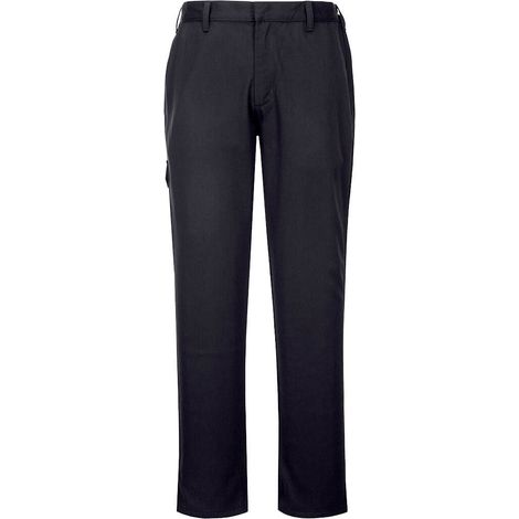 Pantalón Resistente a la Llama Molten Metal - Seguridad en Trabajos Exigentes - Azul marino - Talla M