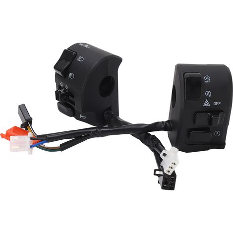 Interrupteur de guidon de moto 7/8 pouces, trompette légère, remplacement universel pour NVX 155 NMAX. (1/5)