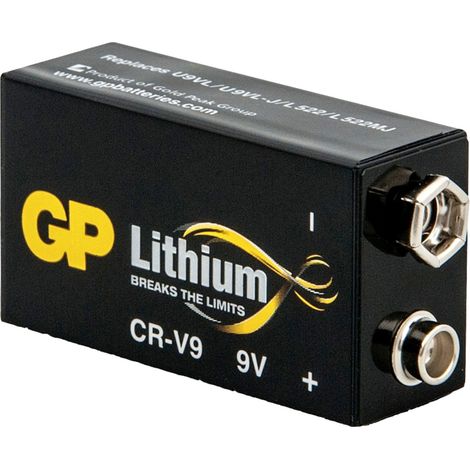 GP Batteries GPCR9VSTD565C1 9 V Block-Batterie Lithium 800 mAh 9 V 1 St. (1/5)