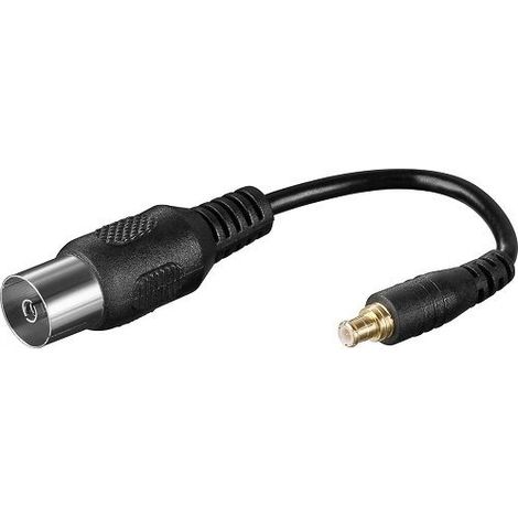 Goobay 67227 - Conector coaxial (IEC, Hembra, Negro, 1 Pieza(s)) (1/4)