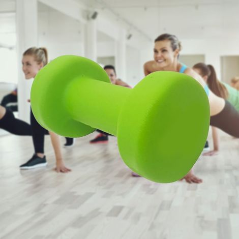TRADE SHOP - Manubrio Singolo 3 Kg In Vinile Allenamento Esercizi Casa Palestra Workout Fit - (1/3)