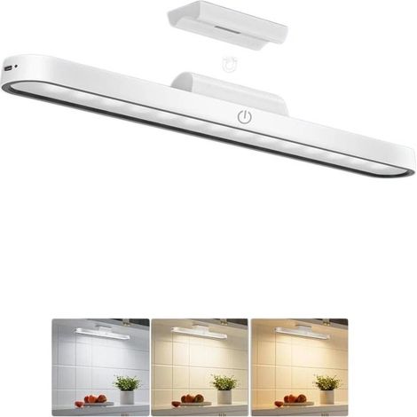 Bandeau lumineux LED sans fil pour cuisine, batterie rechargeable USB 2500 mAh, fixation magnétique, luminosité réglable (1/5)