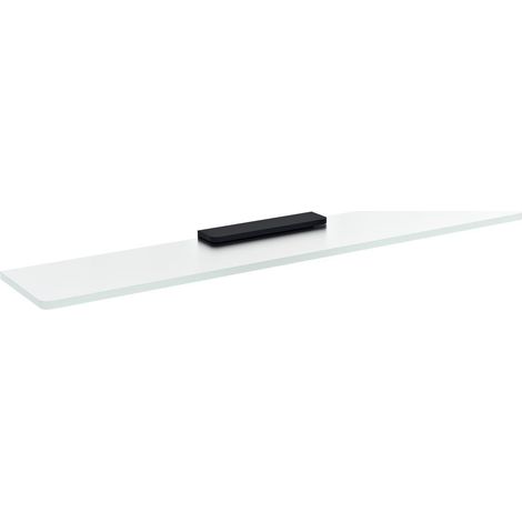 Sapho Pirenei - Étagère, longueur 70 cm, verre dépoli/noir MY009B-05
