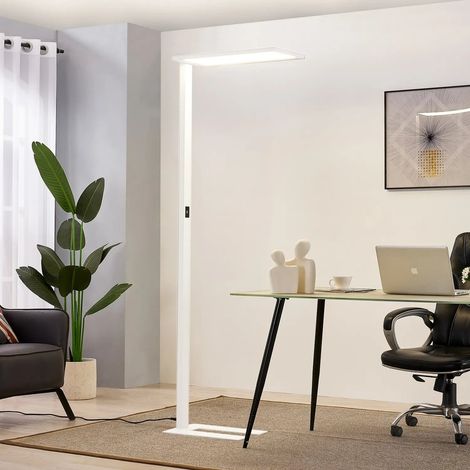 [GEBRAUCHT] B-Ware Stehleuchte Stehlampe Led Prios Büro Leuchte Lampe Weiß Dimmbar Touchdimmer747