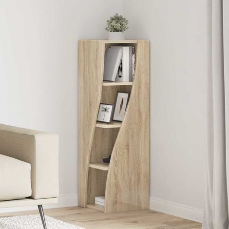 Corner Cabinet 32x32x102cm Engineered Wood Sonoma Oak vidaXL (1/5)