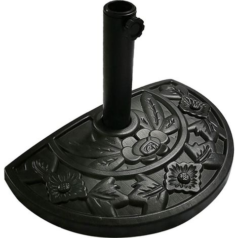 Pied de Parasol Demi-Rond en résine 10 kg (1/5)