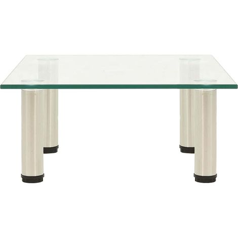 Maison Exclusive - TV-Tisch 40x35x17 cm Transparentes Hartglas (1/5)