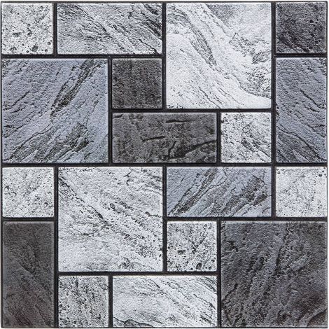 Foglia da parete 2 pz grigio/nero (1/3)
