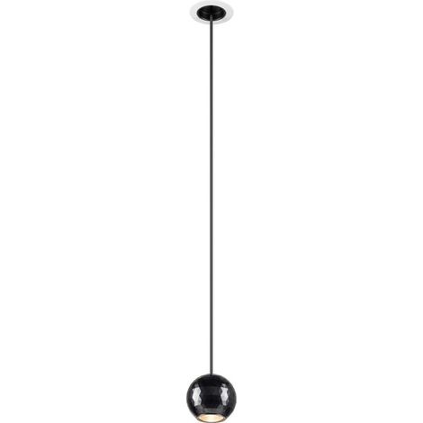 Suspension DYSKO PHASE longueur de susp. 200 cm 2700 K 36° blanc / noir - SLV - 1010360 (1/3)