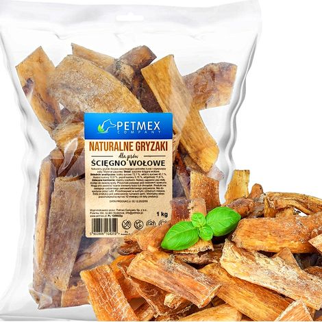 Delikatesse, natürlicher Kausnack für Hunde, Petmex Rindersehne, 1 kg