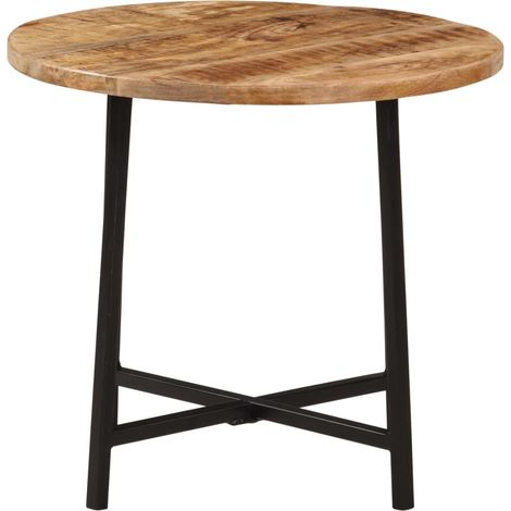 Maison Exclusive - Tavolo da Salotto 45x45x40cm in Legno Massello di Mango e Ferro (1/5)