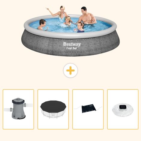 Bestway Bestway Fast Set Ronde - 396x84 cm - 5-pièces S328 (1/5)