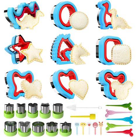 31-teiliges Repen- und Sandwichtimmer-Set, Crustloze-Modell zum Mittagessen, Geschikt für Kinder und Erwachsene (1/5)
