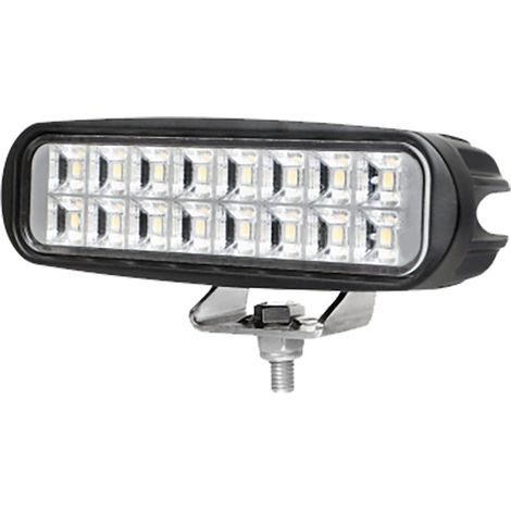 Projecteur de travail rectangulaire 16 LED 1500 lm 9 - 32 V IP67