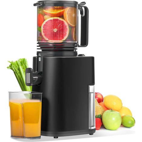 Extracteur de Jus Lent – 250 W, Large Ouverture, Pressage à Froid