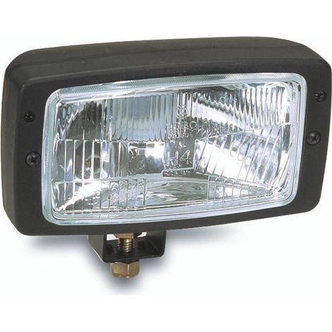 Lem Select – Phare de route orientable 3 fonctions – Feu de route, croisement, position – Ampoules 12V H4 non comprises – Dimensions 184x102 mm