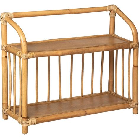 Atmosphera Biblioteca per bambini in rattan naturale 60x20x50 cm (1/3)