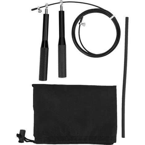 Corde À Sauter En Alliage D'aluminium Avec Roulements Métalliques Et Câble En Acier Pour Fitness Et Boxe - 1 Pièce (1/5)