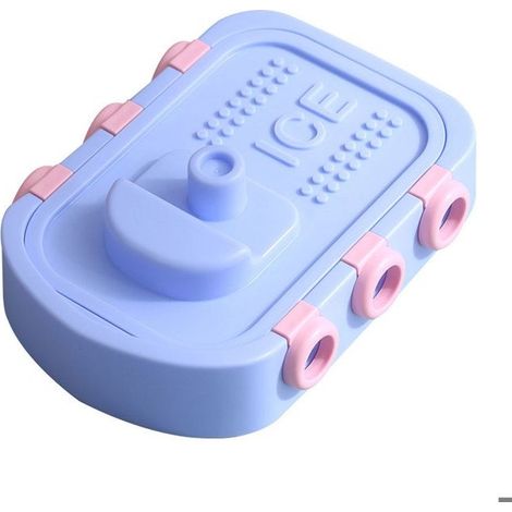 Moule à popsicle Réutilisable - Silicone alimentaire - 21x15,5x4 cm - Rose