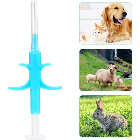 Puce d'identification vétérinaire pour animaux - Microtranspondeur en verre 1.25x7mm avec applicateur stérile (1/4)