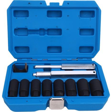 Locked Wheel Nut Removal Kit - 1/2 Inch Impact Socket for Damaged, Seized, Rounded or Rusty Bolts (1/5)