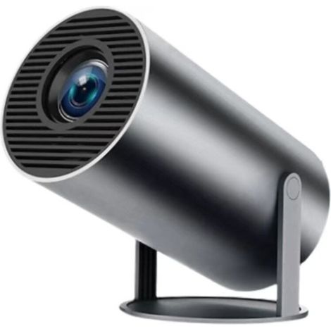 Projecteur vidéo 4K - Mini projecteur portable Android 11, Wi-Fi 6, Bluetooth 5.0, HD 1080p, avec correction automatique du trapèze vertical, rotation à 270°, compatible TV Stick, HDMI, USB, PS5 (Noir (1/3)