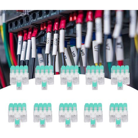 Connecteur de fil Y614G 1 entrée 4 sorties 0,5-6 mm², répartiteur rapide, 41 A 450 V, vendu par paquets de 10. (1/5)