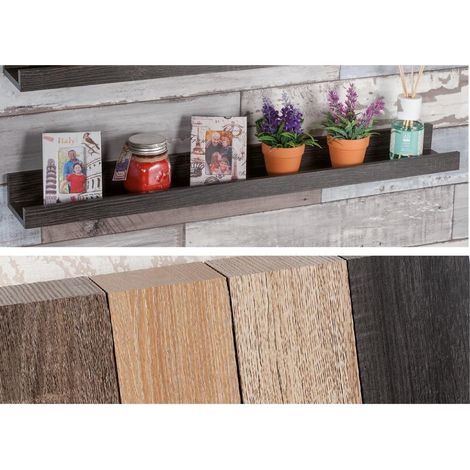 Mensola da parete muro in mdf knoll 70 x 10 x 5 4 colori (1/2)