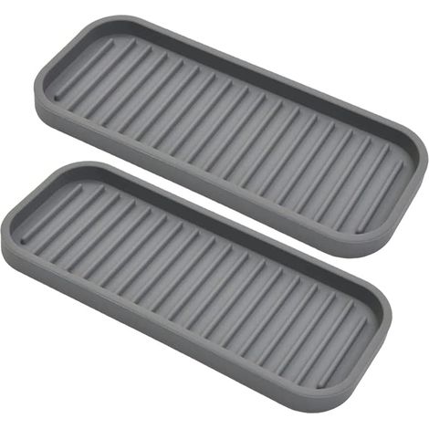 Porte-Eponge - Support En Silicone Pour Évier - Organisateur De Salle De Bains Et Cuisine - 2 Pièces (1/5)