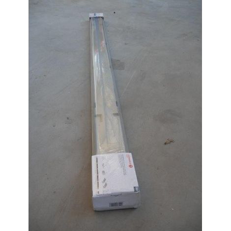 Plafonnier réglette étanche grise 1565x130x92mm à equiper de 2 tubes LED culot G13 (non incl) 230V IP65 LEDVANCE