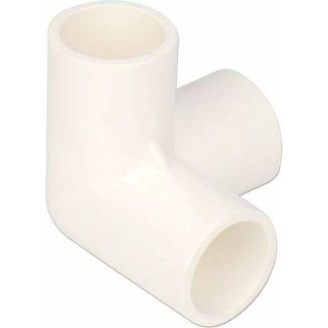 Lot de 10 connecteurs robustes en PVC à 3 voies 20 mm pour serre et meubles