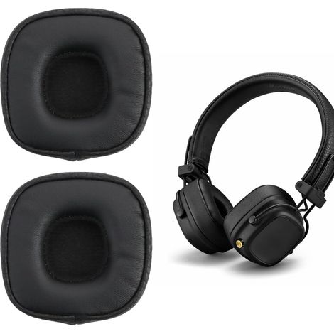 Almohadillas de repuesto para Marshall Major III (1 par), almohadillas de espuma viscoelástica, funda aislante de ruido para auriculares Marshall Bluetooth. (1/5)