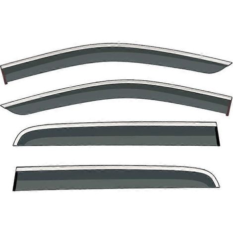 Déflecteurs de pluie pour vitres, accessoires auto pour Ford Ranger Raptor 2023-2025, 4 pièces ( ) (1/5)