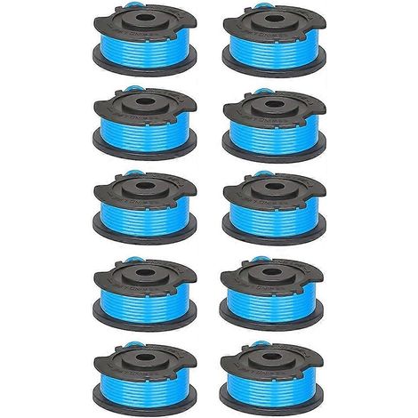 Y6x 10pcs 29252 e 29092 Carretéis de Nylon para Cortador de Grama Greenworks P0s 21362 (1/5)