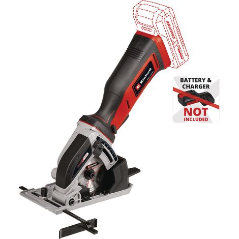 Einhell Scie circulaire Ø89mm sans fil TE-CS 18/89 Li-Solo PXC (18V, 2500 min-1, 28 mm de profondeur de coupe, 89 mm de diamètre de lame de scie) Livré sans Batterie ni Chargeur (1/4)