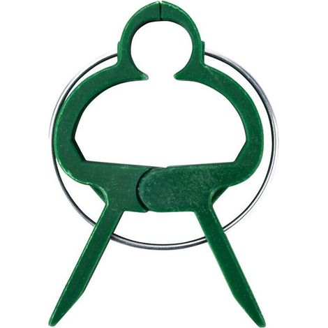 Gartenclips für Tomaten, Rosen, Gurken und Kletterpflanzen. Stabile Clips zur Befestigung von Kletterpflanzen. (1/5)