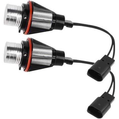 2 pièces voiture lumineuse 6000K 5W Angel Eyes lampe LED pour E60 E61 E39 E53 (1/5)
